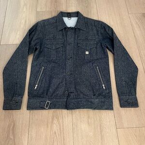 The Smooth Company Vintage Jacket Men's Size Medium Blue Button Up Pockets